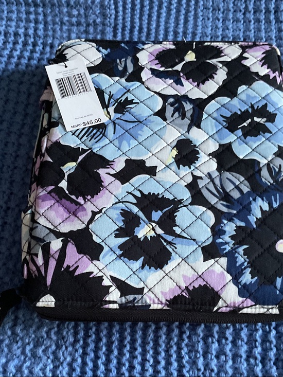 Vera Bradley Other - Vera Bradley Blue Floral Quilted Tablet Tamer Organizer